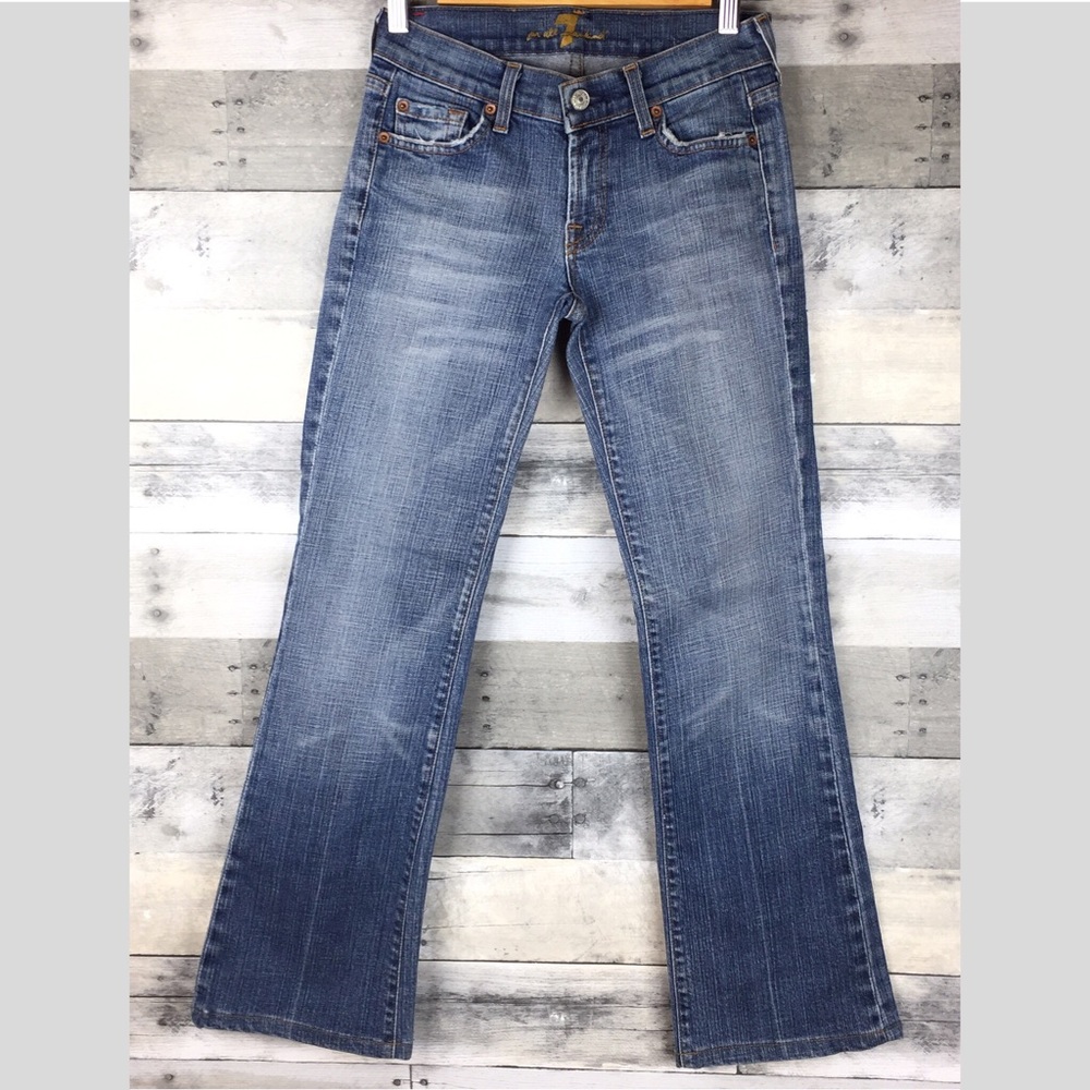 7 For All Mankind Bootcut Jean Slight Flare Crease